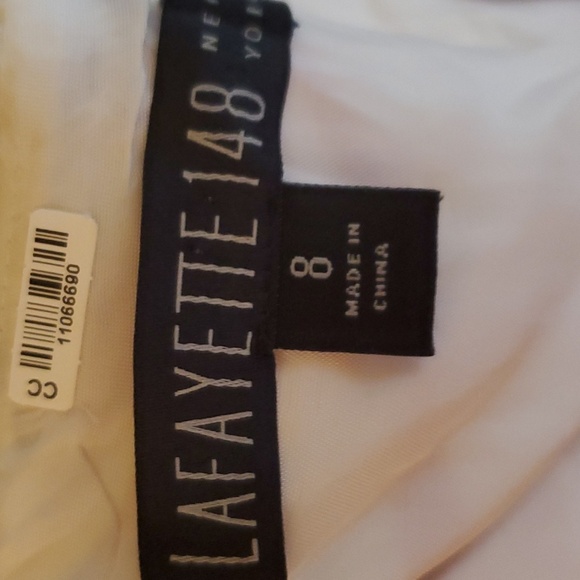 Lafayette 148 Abstract Floral Sleeveless Dress - Picture 7 of 7